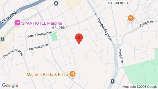Apartments for rent i Majorna-Linné - kort over placeringen