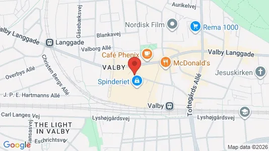 Apartments for rent i Valby - kort over placeringen