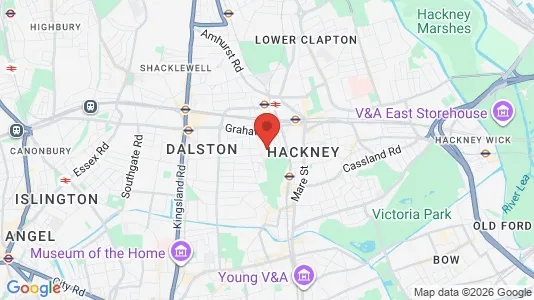 Apartments for rent i London E8 - kort over placeringen