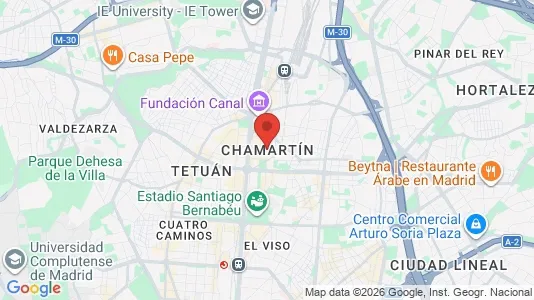 Rooms for rent in Madrid Chamartín - Photo from Google Street View