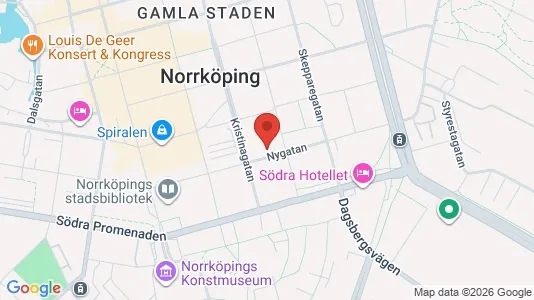 Apartments for rent i Norrköping - kort over placeringen