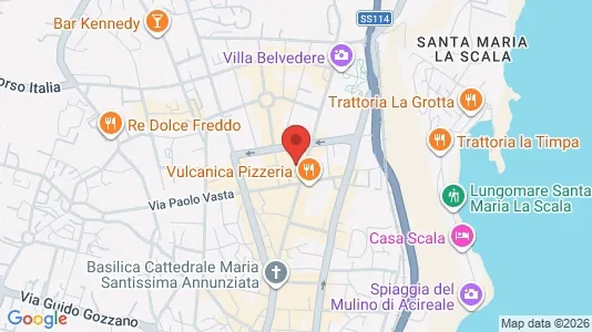 Apartments for rent i Acireale - kort over placeringen