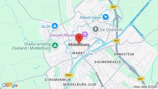 Apartments for rent i Middelburg - kort over placeringen