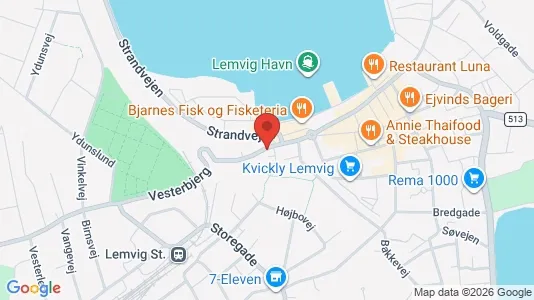 Apartments for rent i Lemvig - kort over placeringen