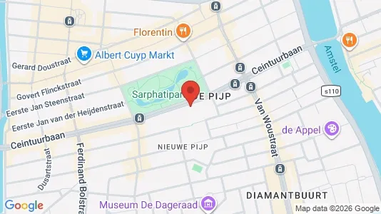 Apartments for rent i Amsterdam Oud-Zuid - kort over placeringen