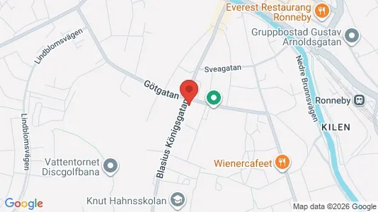 Apartments for rent i Ronneby - kort over placeringen
