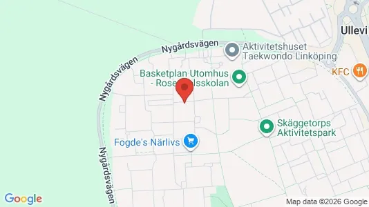 Apartments for rent i Linköping - kort over placeringen