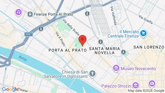 Apartments for rent i Florence - kort over placeringen