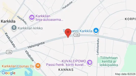 Apartments for rent i Karkkila - kort over placeringen