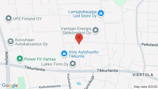 Apartments for rent i Vantaa - kort over placeringen