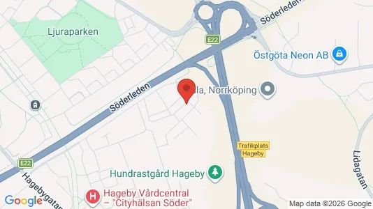 Apartments for rent i Norrköping - kort over placeringen