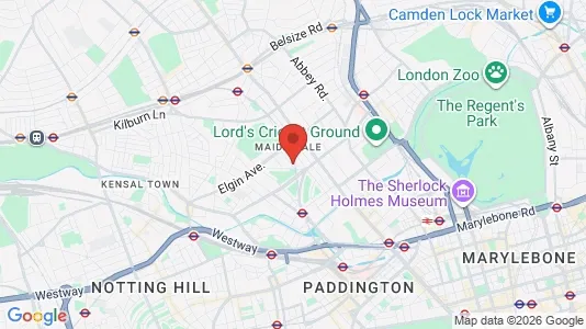 Apartments for rent i London W9 - kort over placeringen