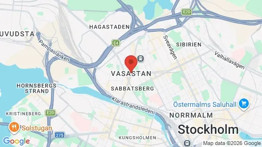 Apartments for rent i Vasastan - kort over placeringen