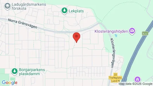 Apartments for rent i Lund - kort over placeringen