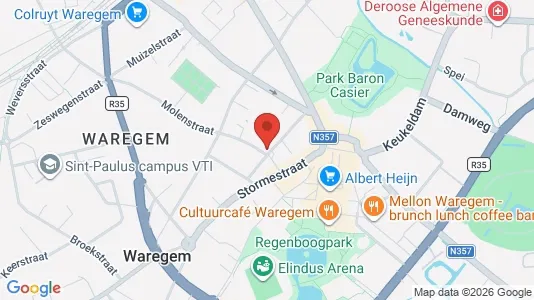 Apartments for rent in Waregem - Photo from Google Street View