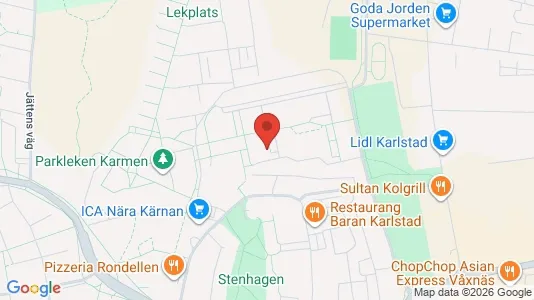 Apartments for rent i Karlstad - kort over placeringen