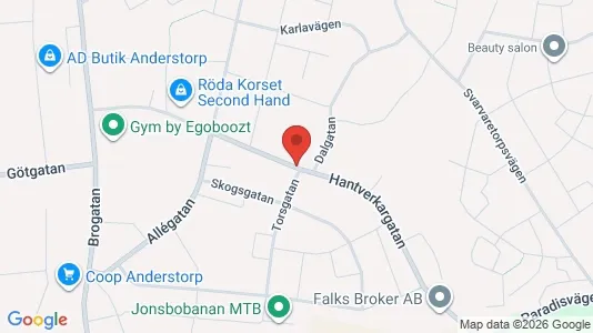 Apartments for rent i Gislaved - kort over placeringen