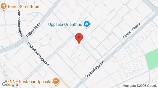 Apartments for rent i Uppsala - kort over placeringen