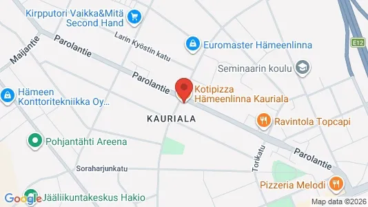 Apartments for rent i Hämeenlinna - kort over placeringen
