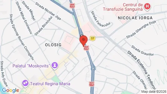 Apartments for rent i Oradea - kort over placeringen