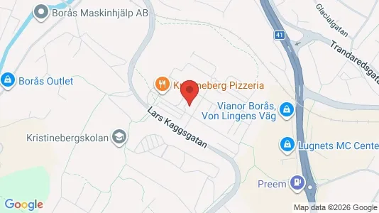 Apartments for rent i Borås - kort over placeringen