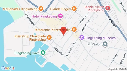 Apartments for rent i Ringkøbing - kort over placeringen