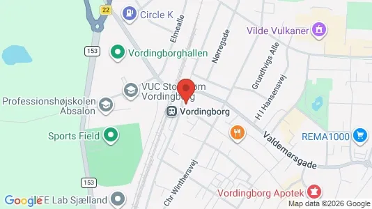 Apartments for rent i Vordingborg - kort over placeringen