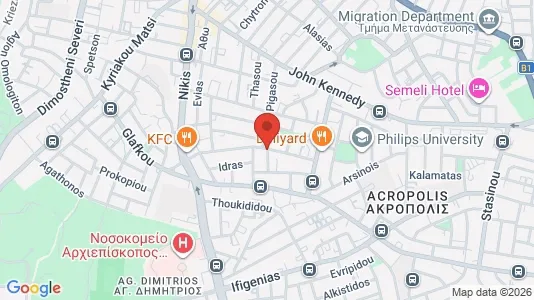 Apartments for rent i Nicosia Strovolos - kort over placeringen