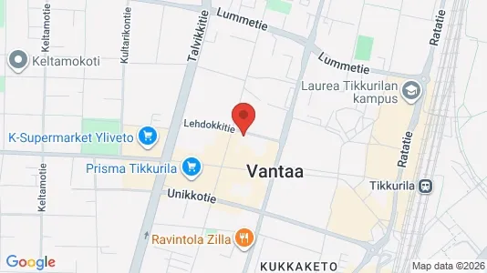Apartments for rent i Vantaa - kort over placeringen
