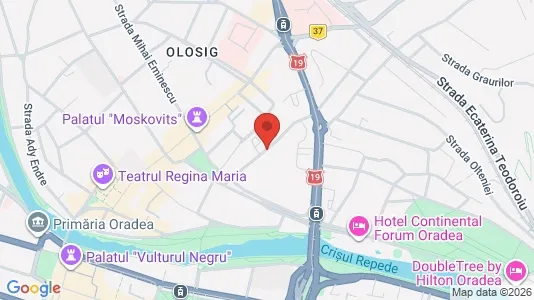 Apartments for rent i Oradea - kort over placeringen