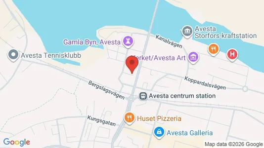 Apartments for rent i Avesta - kort over placeringen