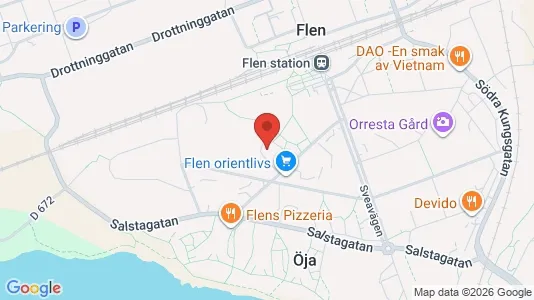 Apartments for rent i Flen - kort over placeringen