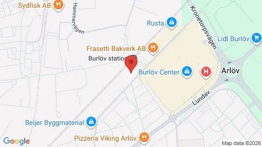 Apartments for rent i Burlöv - kort over placeringen