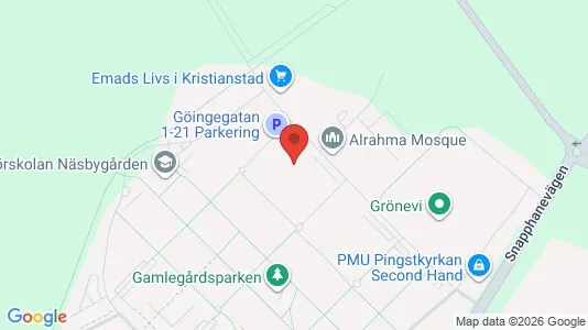 Apartments for rent i Kristianstad - kort over placeringen