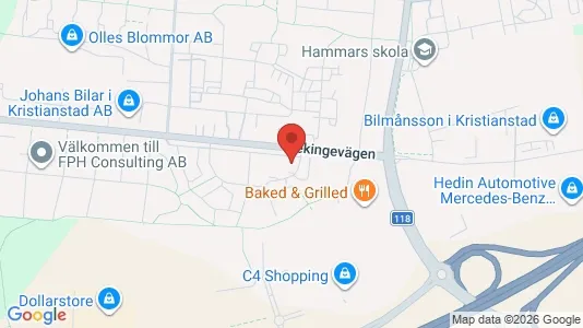 Apartments for rent i Kristianstad - kort over placeringen
