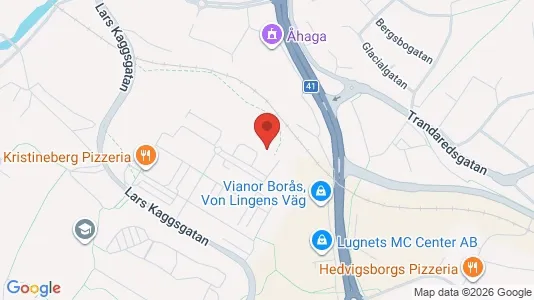 Apartments for rent i Borås - kort over placeringen