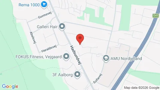 Apartments for rent i Aalborg Center - kort over placeringen