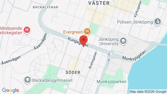 Apartments for rent i Jönköping - kort over placeringen