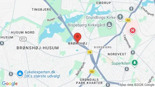 Apartments for rent i Brønshøj - kort over placeringen