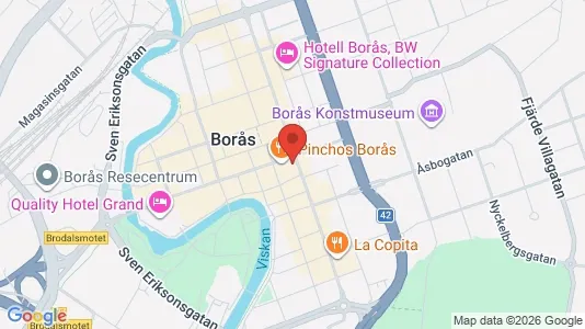 Apartments for rent i Borås - kort over placeringen
