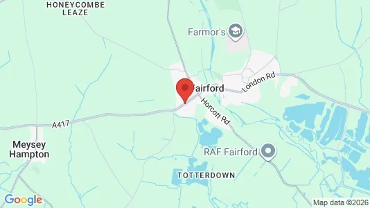 Houses for rent i Cirencester/Fairford/Lechlade - Gloucestershire - kort over placeringen