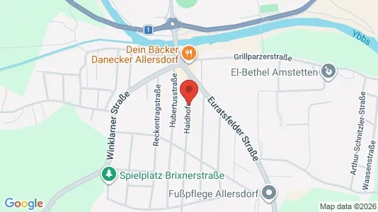 Apartments for rent i Amstetten - kort over placeringen