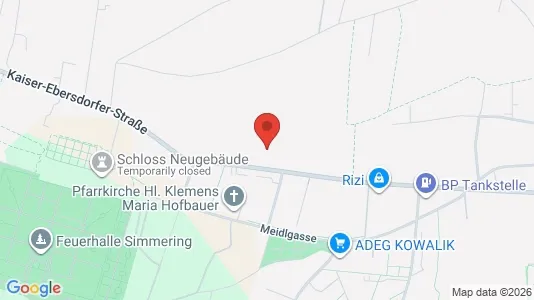 Apartments for rent i Wien Simmering - kort over placeringen