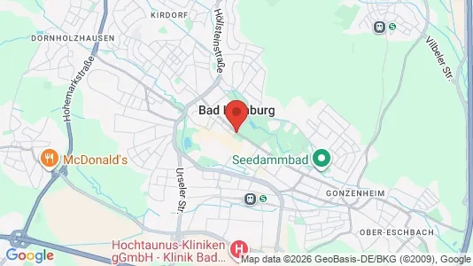 Apartments for rent i Hochtaunuskreis - kort over placeringen
