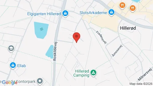 Apartments for rent i Hillerød - kort over placeringen