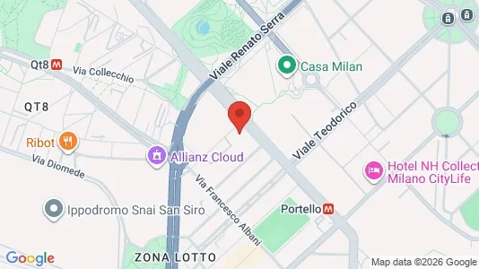 Apartments for rent i Milano Zona 7 - Baggio, De Angeli, San Siro - kort over placeringen