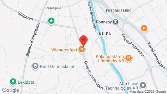 Apartments for rent i Ronneby - kort over placeringen
