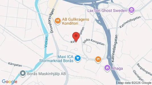 Apartments for rent i Borås - kort over placeringen