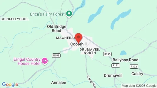 Apartments for rent i Cootehill - kort over placeringen