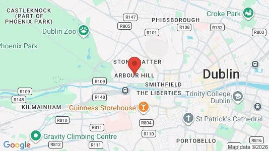 Apartments for rent i Arbour Hill - kort over placeringen